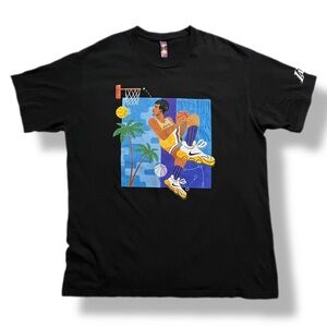 Official NBA Los Angeles Lakers "Into the Paint" Game-Day T Shirt Men's XLARGE